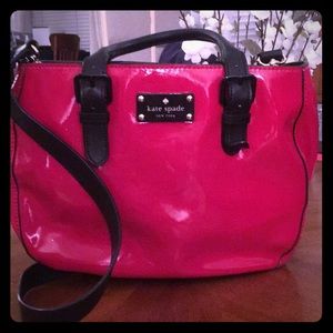 Red & Black Kate Spade Crossbody Purse